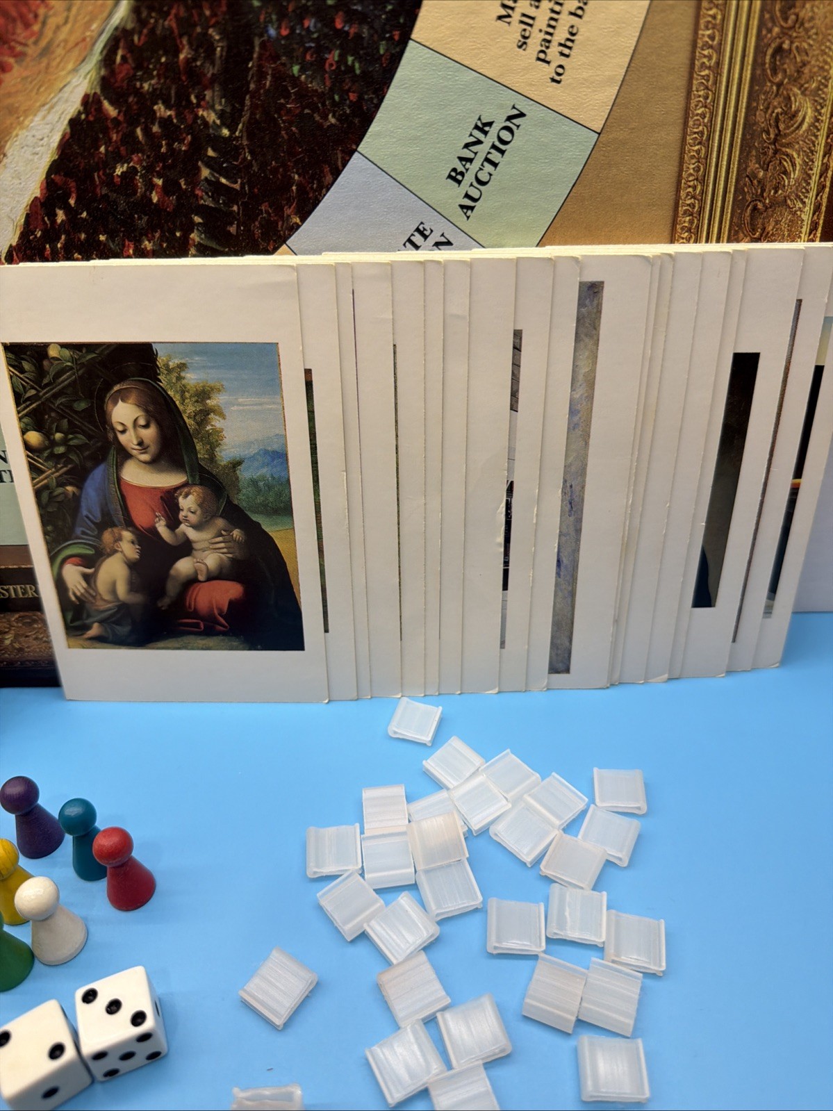 Parker Brothers Masterpiece The Classic Art Auction Game 1987; 100% COMPLETE