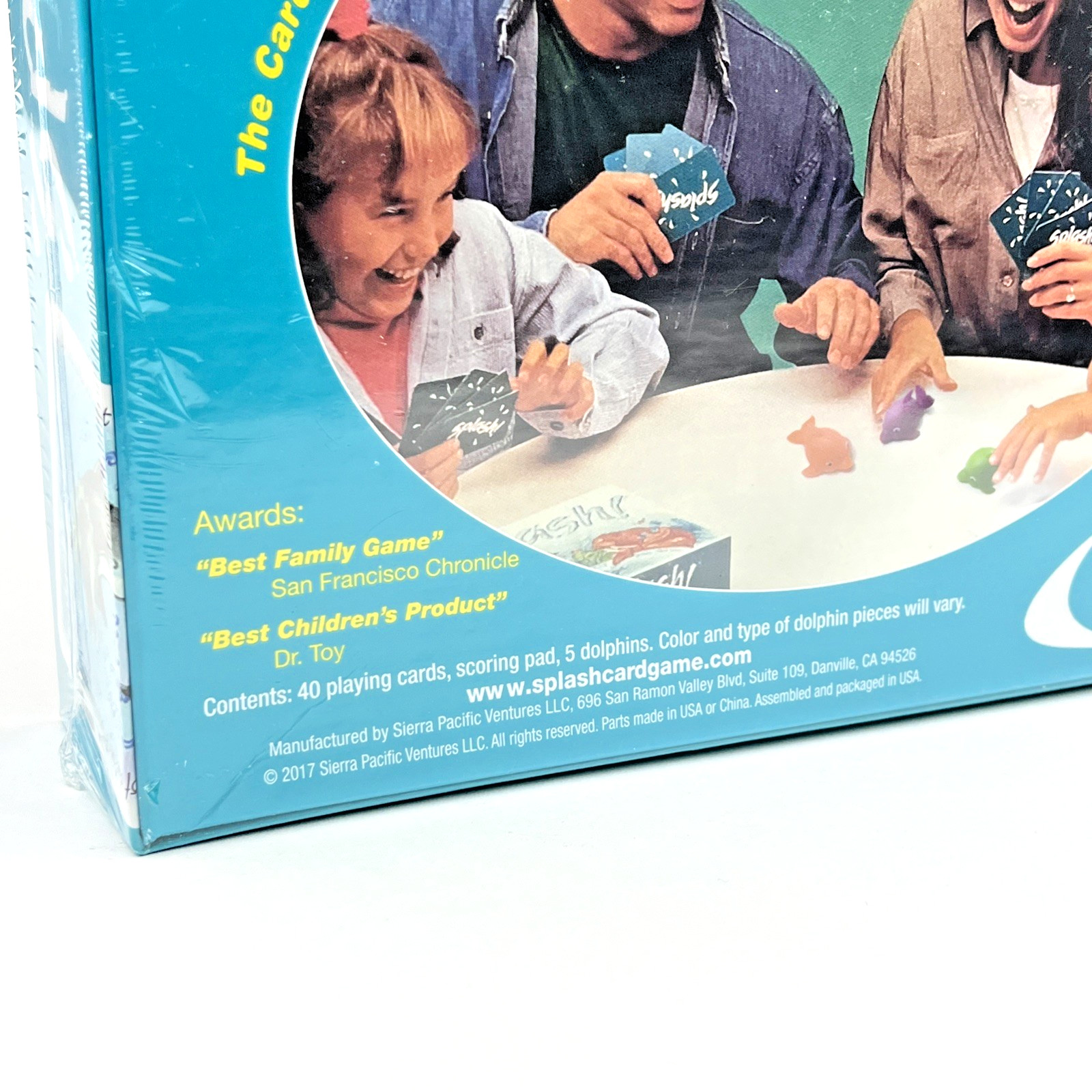 2017 SPLASH! Dolphins Children’s Family Card Game Ages 6+ NEW SEALED Damaged