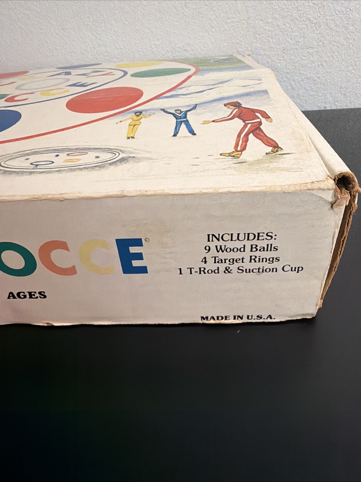 Vintage CRAZY BOCCE Rare 1986 Complete Game Original Box USA HTF All Ages