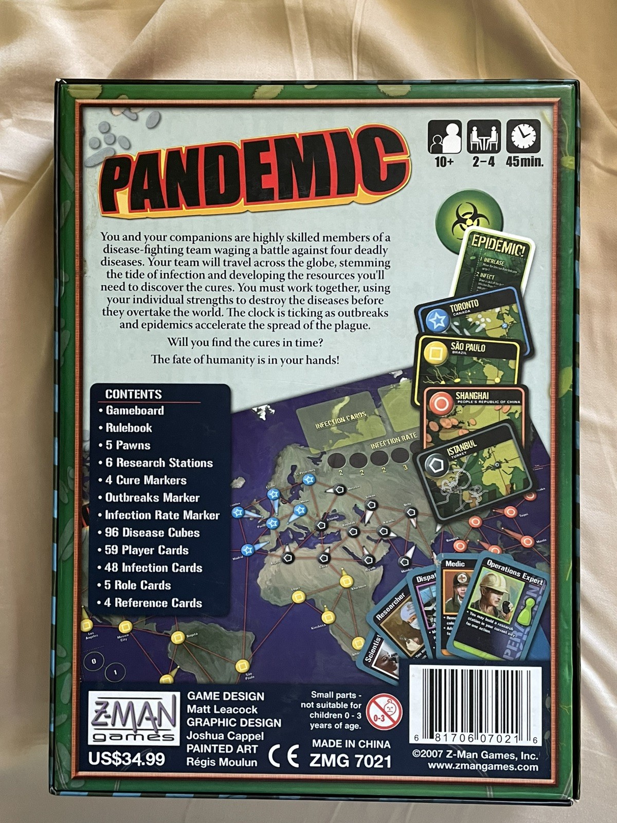 Z-Man Games Pandemic Board Game – ZM7101