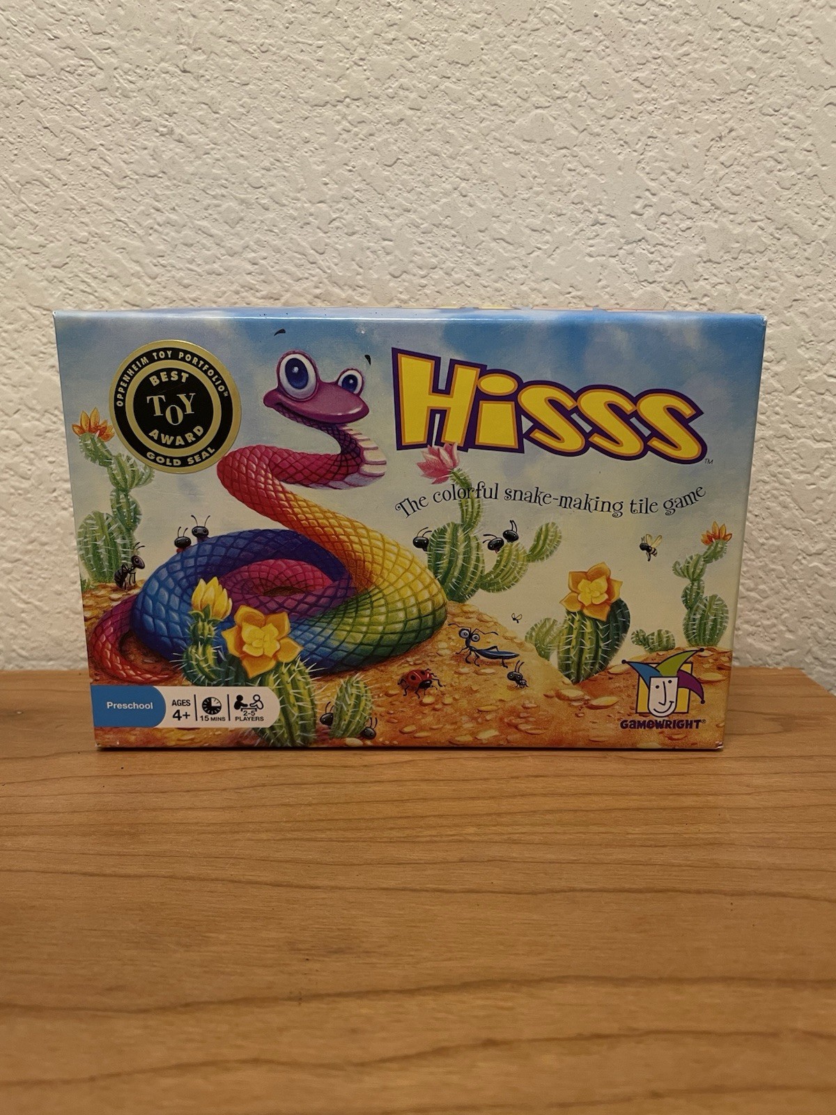 HISSS The Colorful Snake Making Tile Matching Game (Gamewright, 2016) CIB Clean
