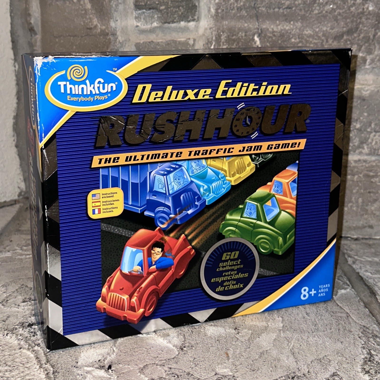 2006 Complete Rush Hour Deluxe Edition Traffic Jam Puzzle Board Game Think Fun