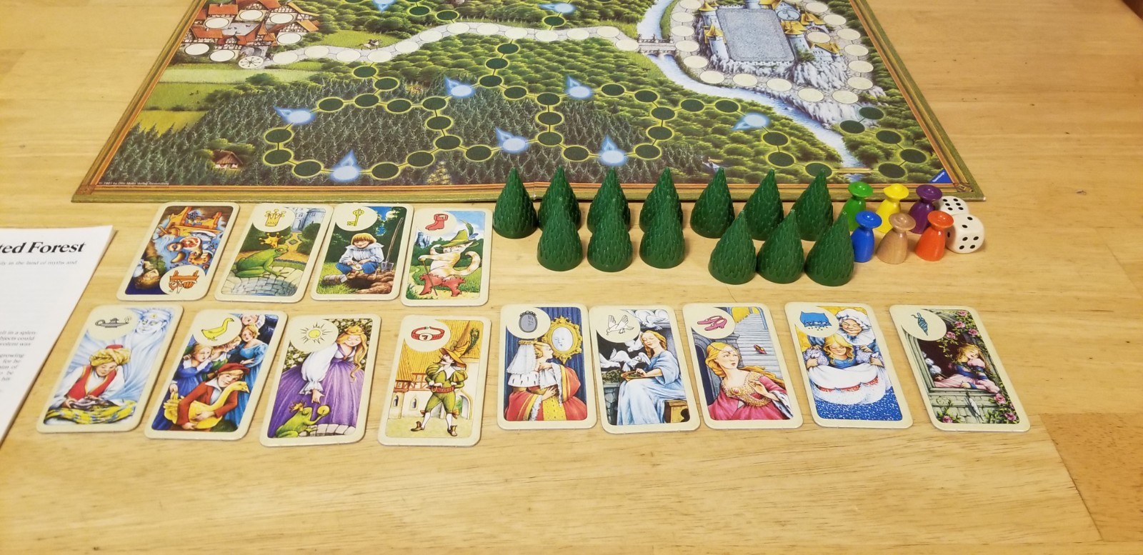 Enchanted Forest Ravensburger Vintage 1982 Board Game Complete