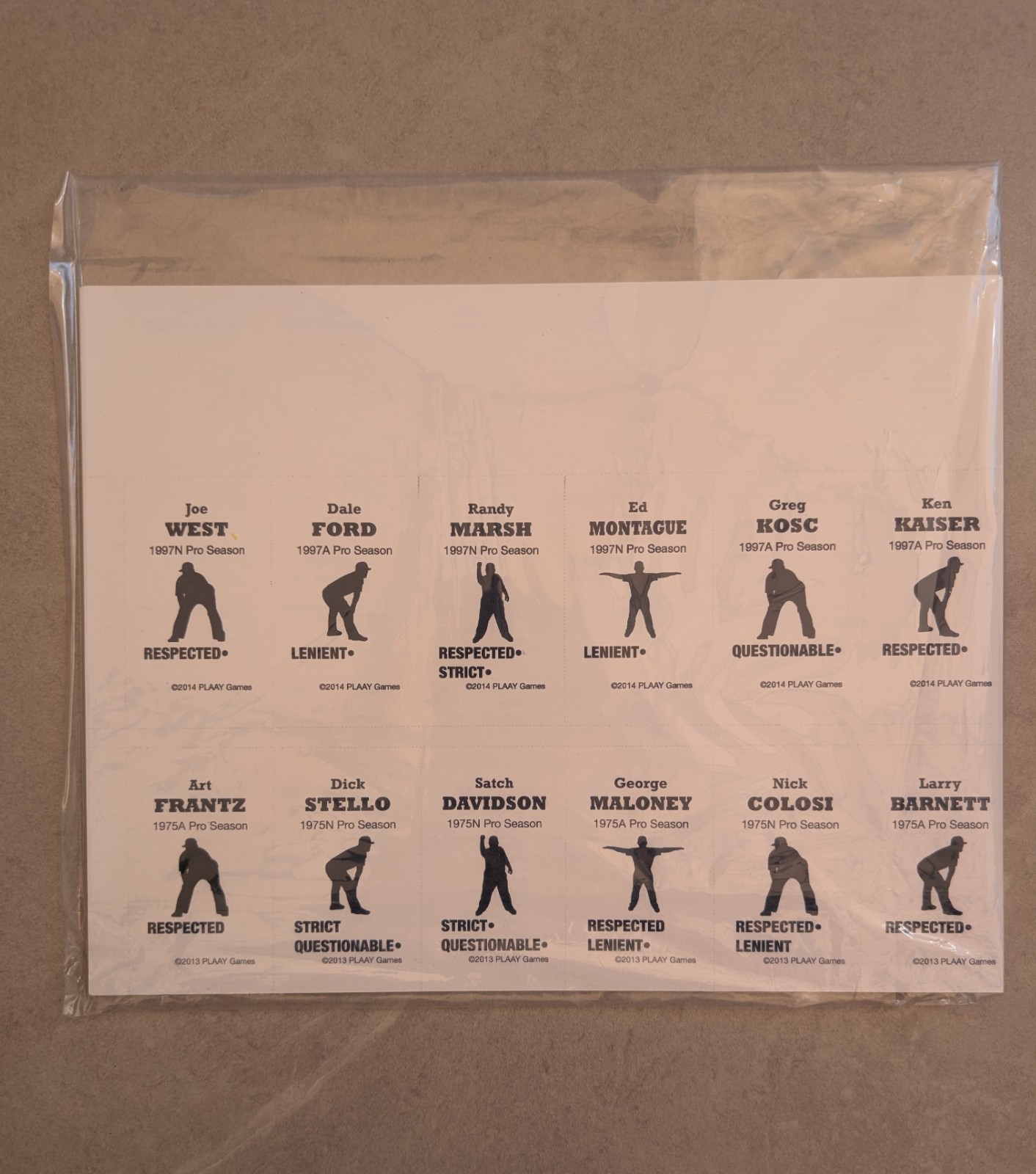 History Maker Baseball 2013 With Player/Umpire Cards From 1997 And 1975 Seasons.