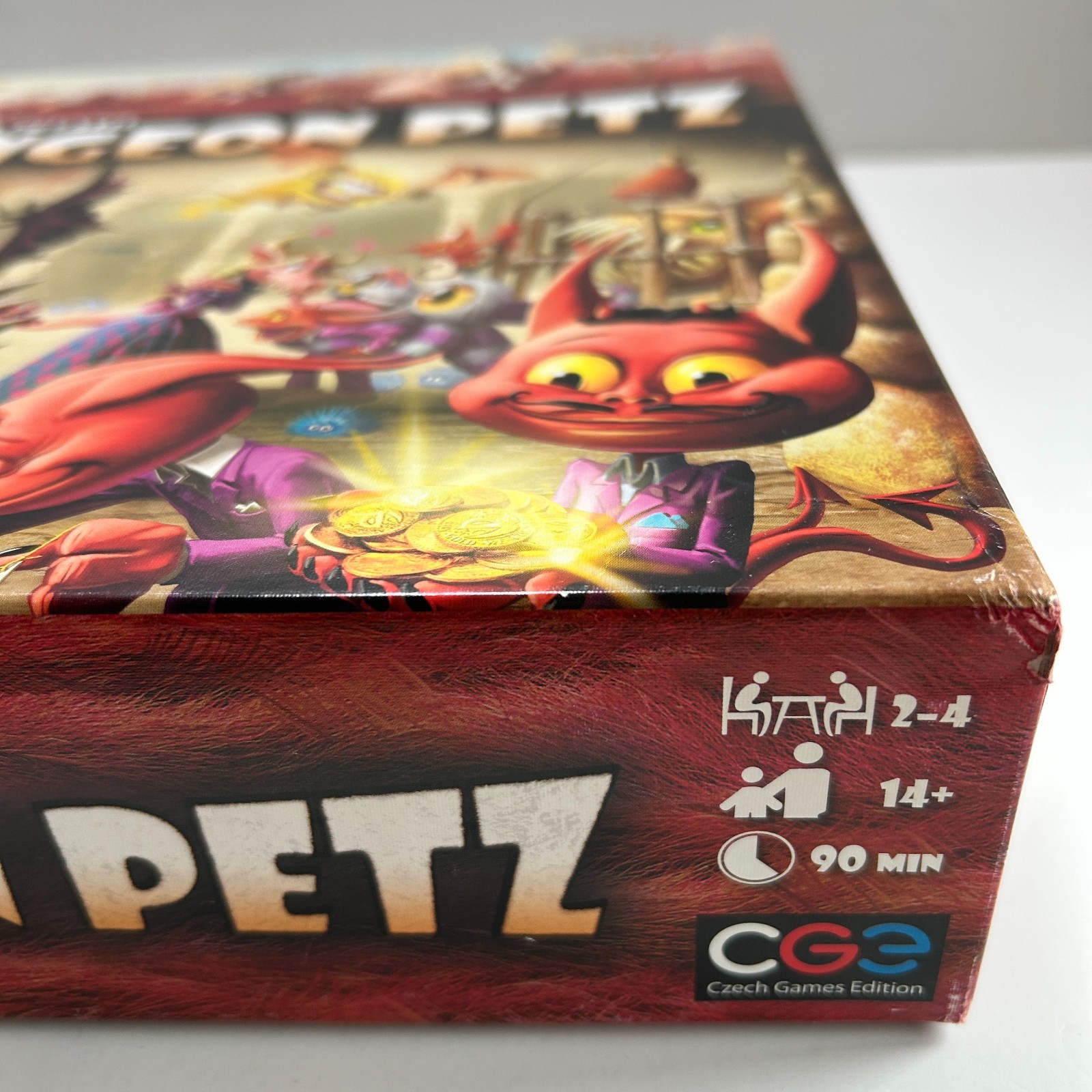 DUNGEON PETZ BOARD GAME Complete Czech Games Edition Some Stickers Used