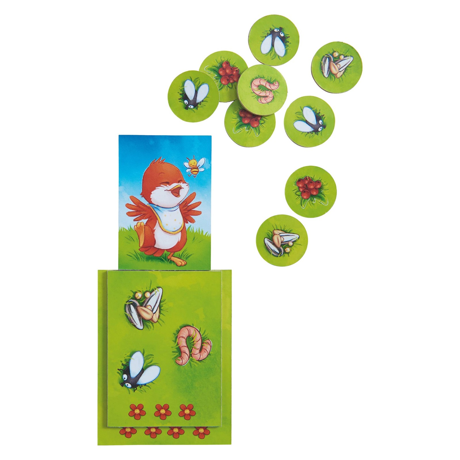 HABA Little Bird, Big Hunger – A Cheerfully Cheeky Collecting Game for Ages 3