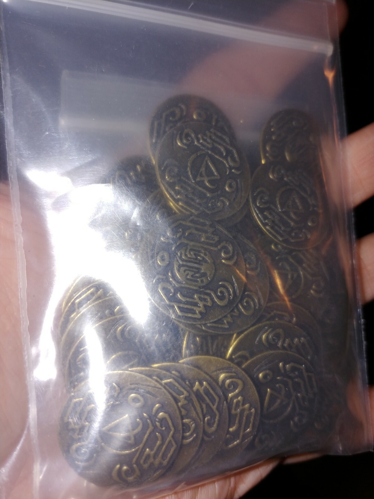 Near and Far: Metal Coins Kickstarter Rare Promo Set – Red Raven Games – NEW!