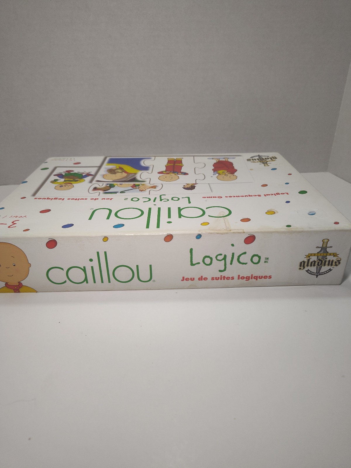 Caillou Logico Logical Sequences Game Complete 3-5 Years Gladius Puzzle Set