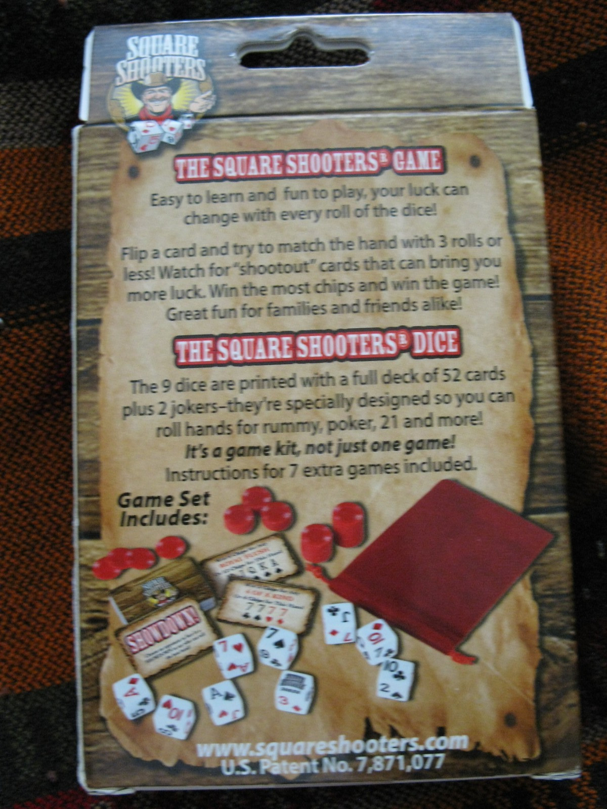 Square Shooters Dice Game Deck of Cards On Dice OS sealed 2011