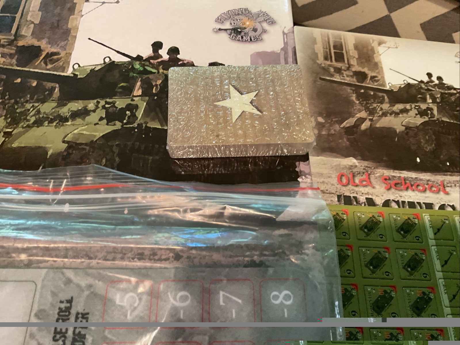 Flying Pig Wargame Old School Tactical (Volume 2) Box UNPUNCHED w/PLAYER MATS 💯