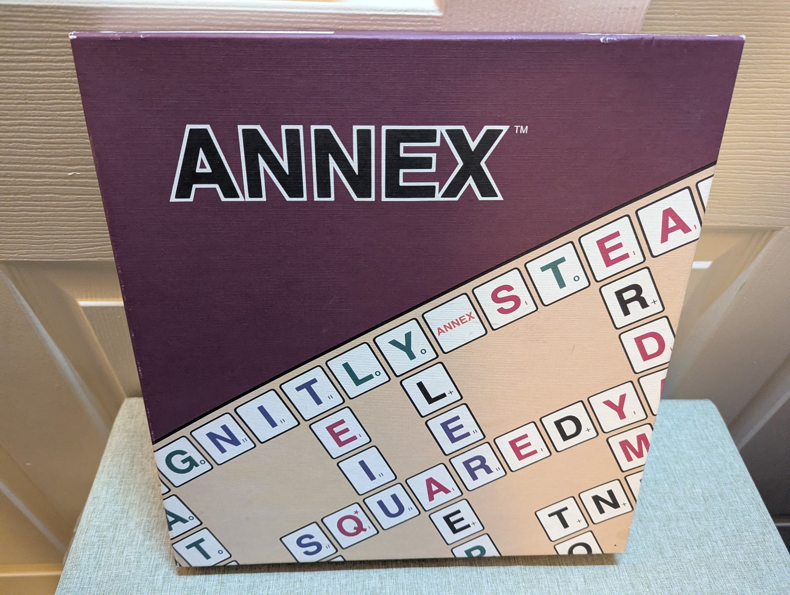 Vintage 1986 Sterling ANNEX Word Board Game, Excellent Condition, 1 MISSING TILE