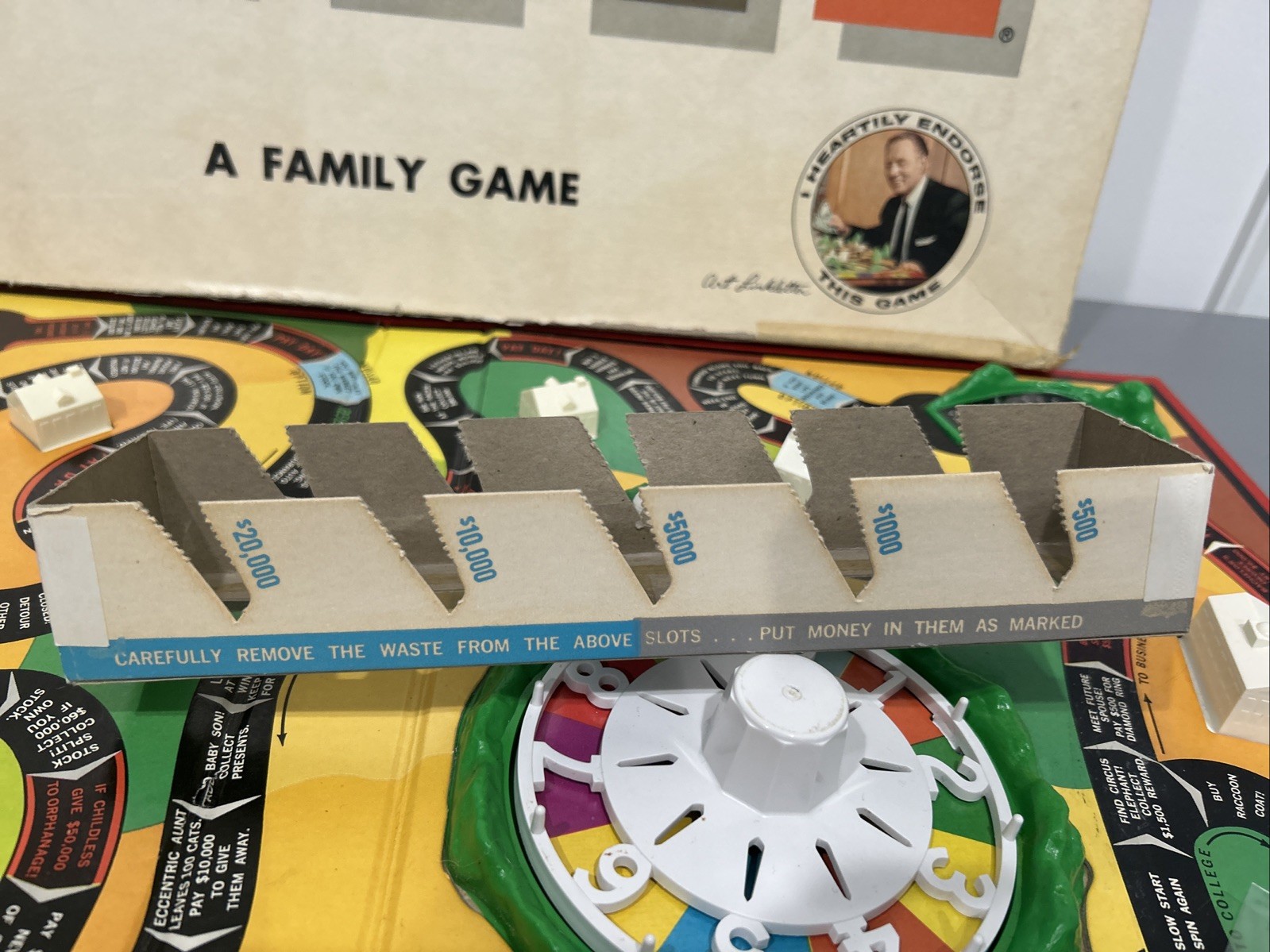 Vintage The Game of Life 1960 board game Milton Bradley Made In USA Complete