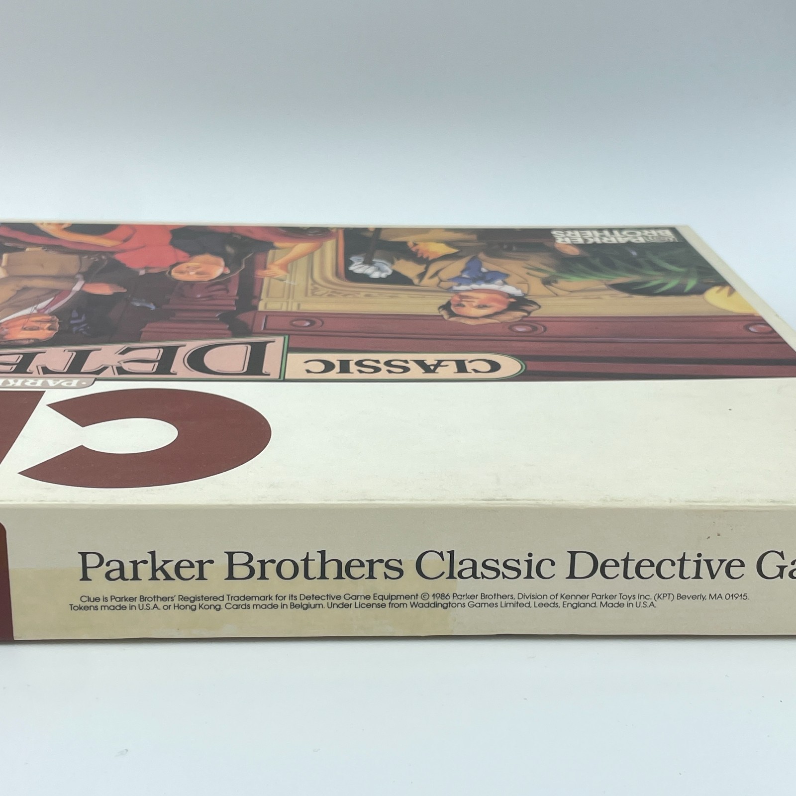 PARKER BROTHERS Clue Board Game Classic Detective Complete Vintage 1986 USA