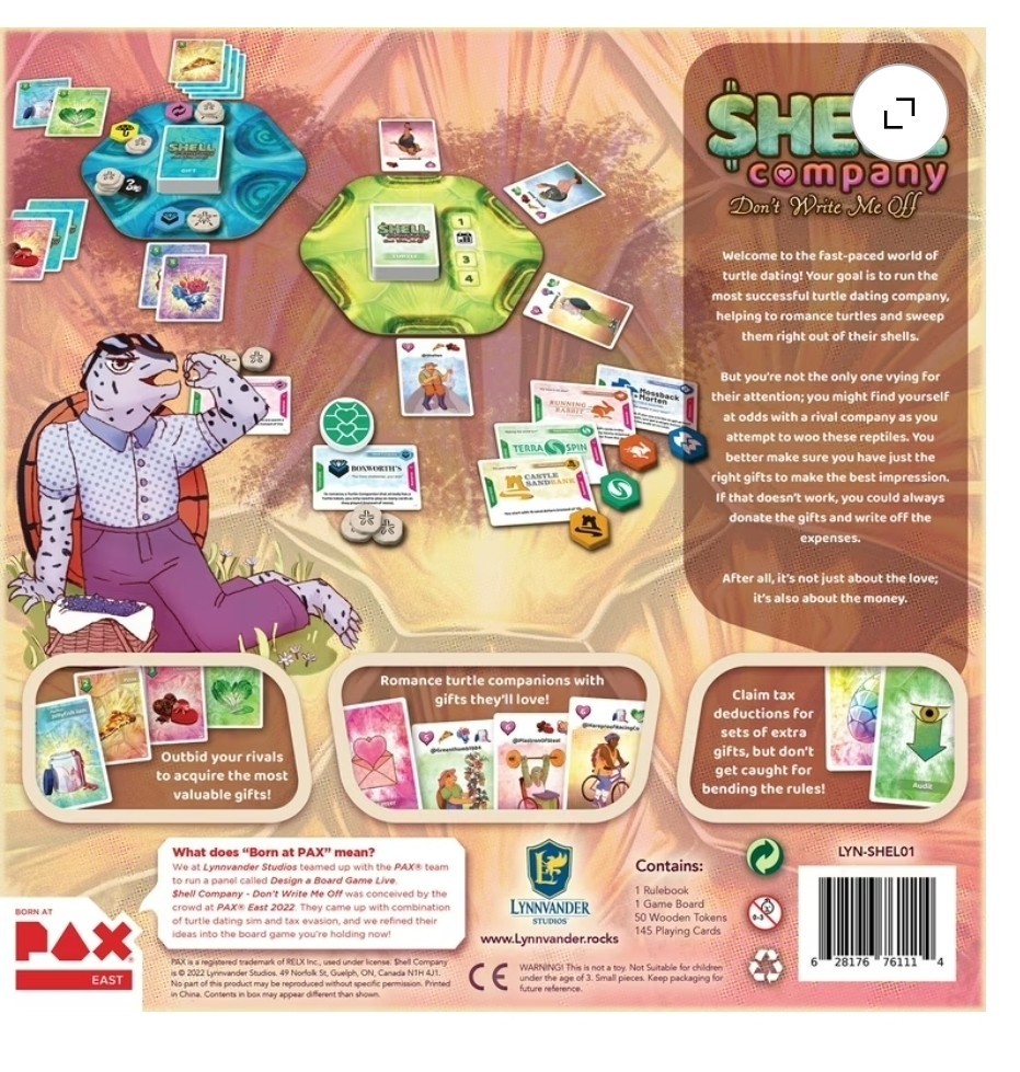 Shell Company: Don’t Write Me Off Strategy Board Game 2-6 Players SEALED