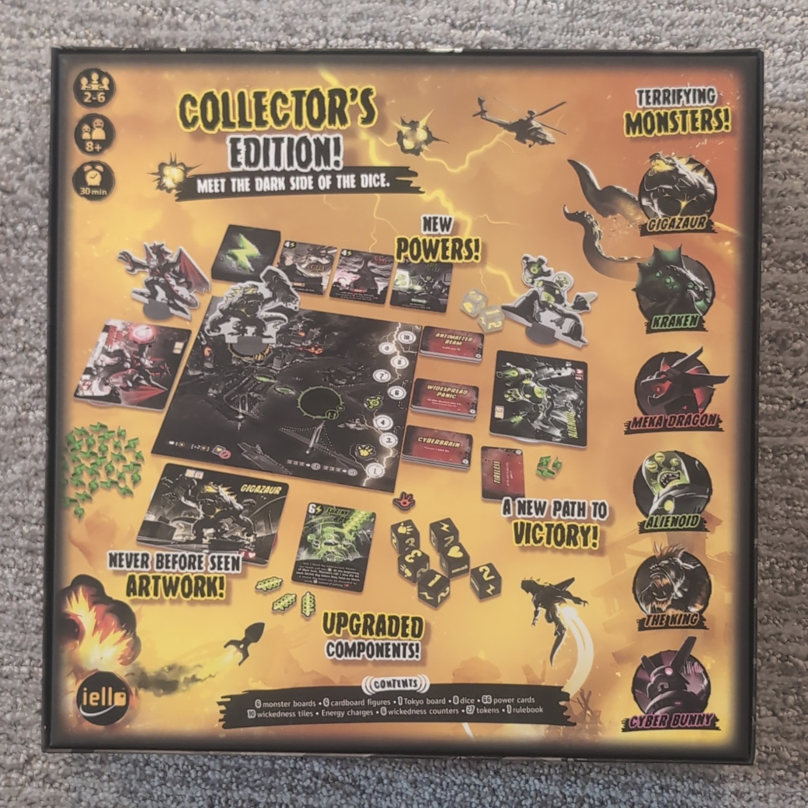 IELLO King of Tokyo: Dark Edition Collector’s Ed Board Game 2-6 8+ 2016