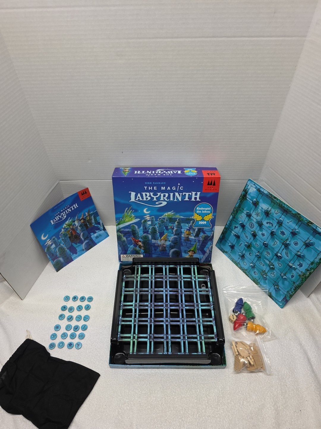 The Magic Labyrinth Game COMPLETE Drei Magier 2009 Maze Marbles Fantasy
