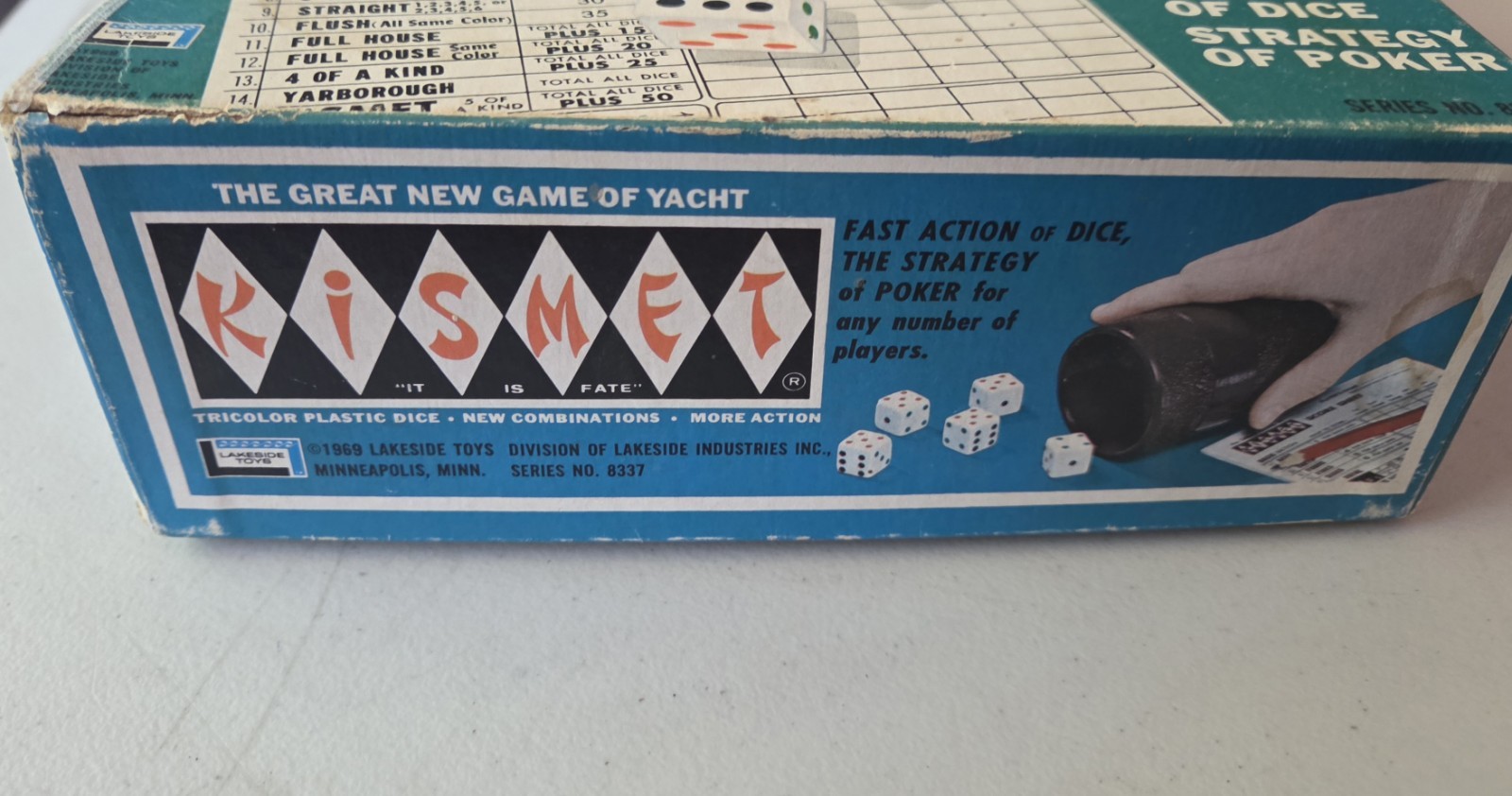 Vintage KISMET DICE GAME Lakeside Games 1969 100% Complete Score Sheets/Pencil