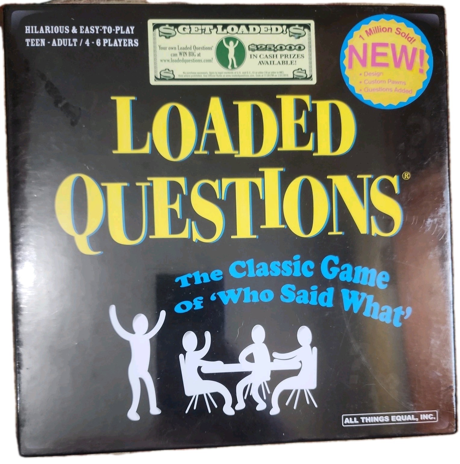 Loaded Questions Board Game Family and Party, 4-6 Players (Brand New Sealed)