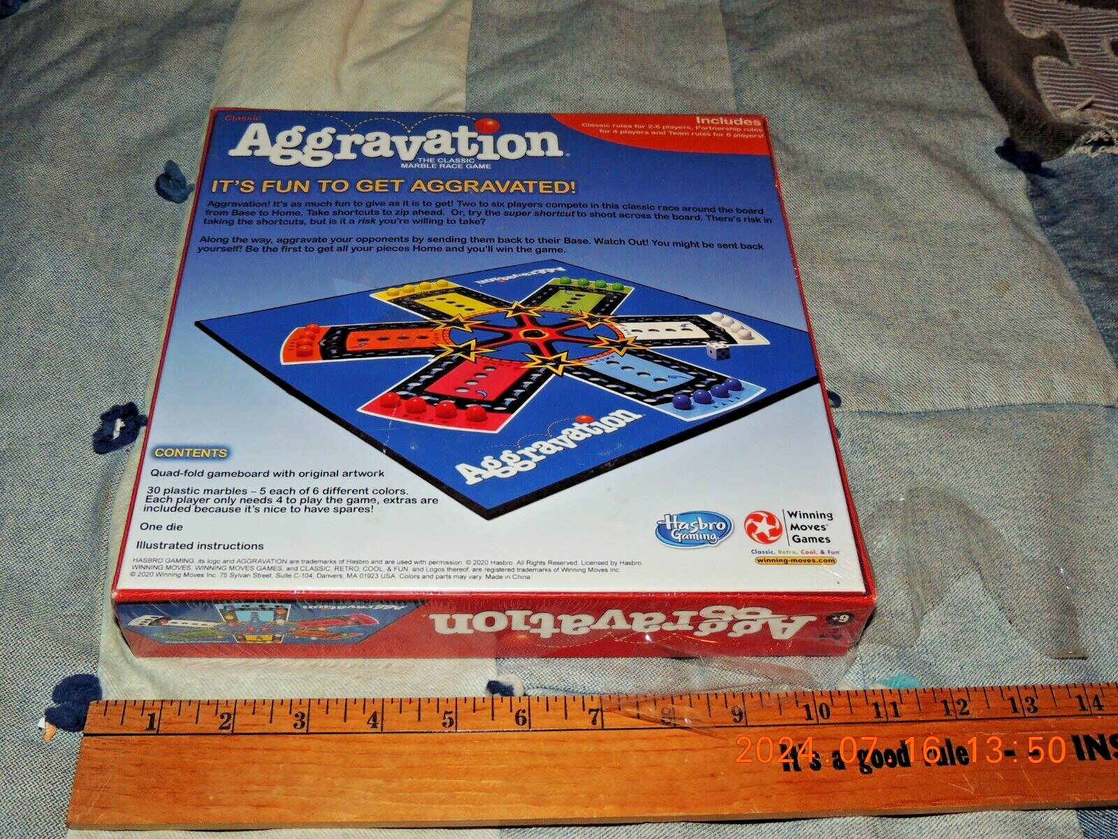 Aggravation Board Game – Family Game Night Kids & Adults Original Retro Classic