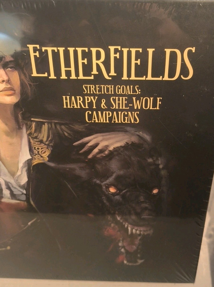 Etherfields Lot Kickstarter 2.0 Campaign, Harpy & She-Wolf, Funeral Witch SEALED