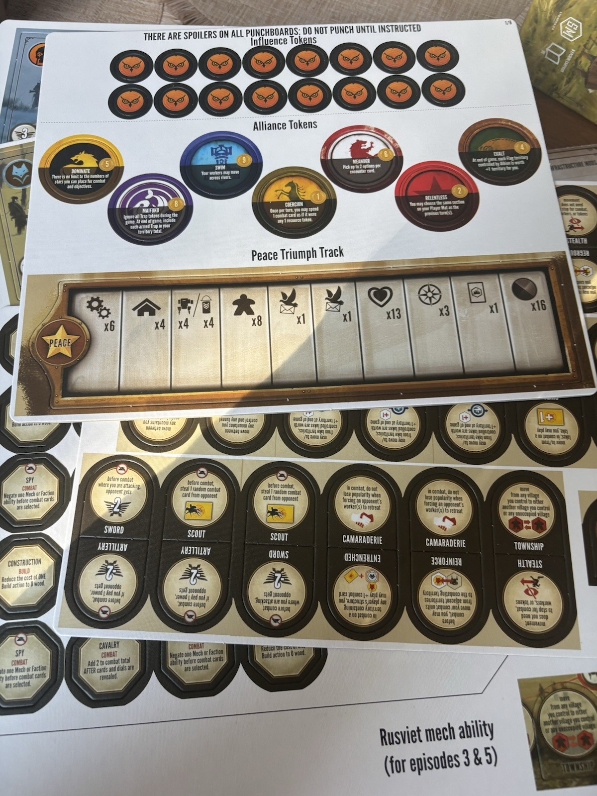 Scythe Rise of Fenris NOS Shrinkwrapped Expansion Mission Board Game Stonemaier