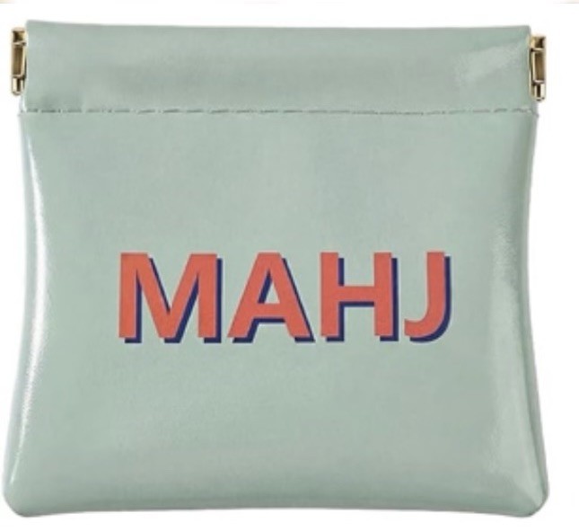 Sunnymove® American Mahjong Dice Bag Squeeze Pouch Mahjong Coins Money WITH DICE
