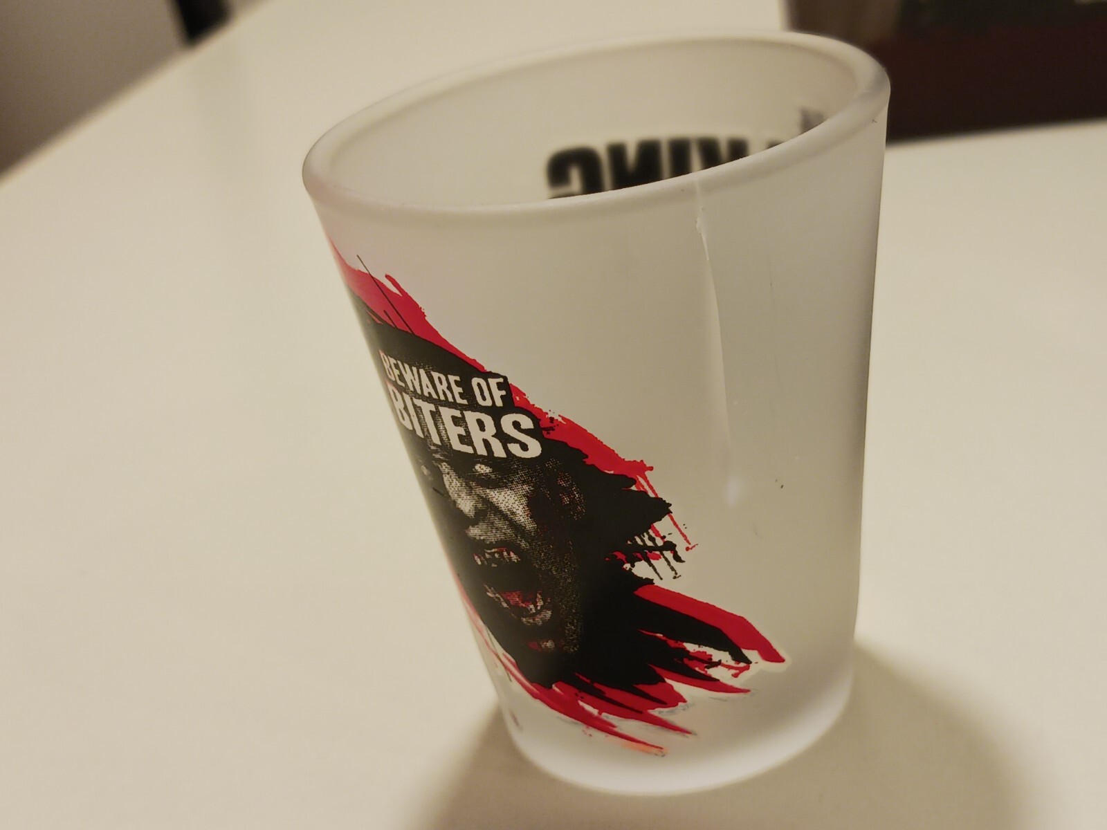 The Walking Dead Lot 4 Shot Glasses 1 Dice Game 3 Jigsaw Puzzles 1 Wall Clock