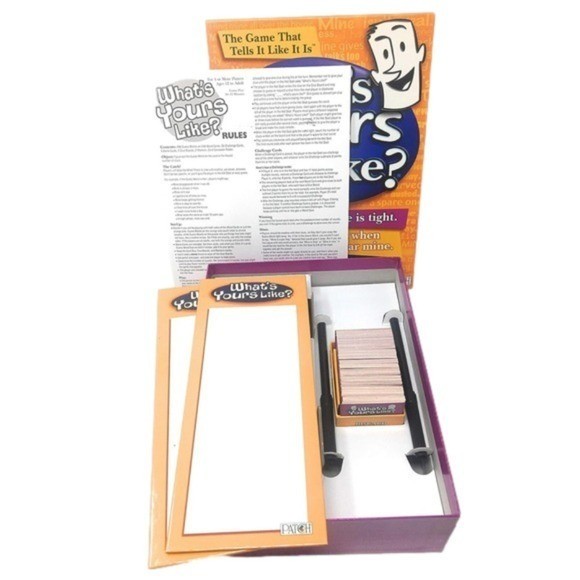What’s Yours Like? Party Game by Patch Fun Family & Friends Word Guessing Game