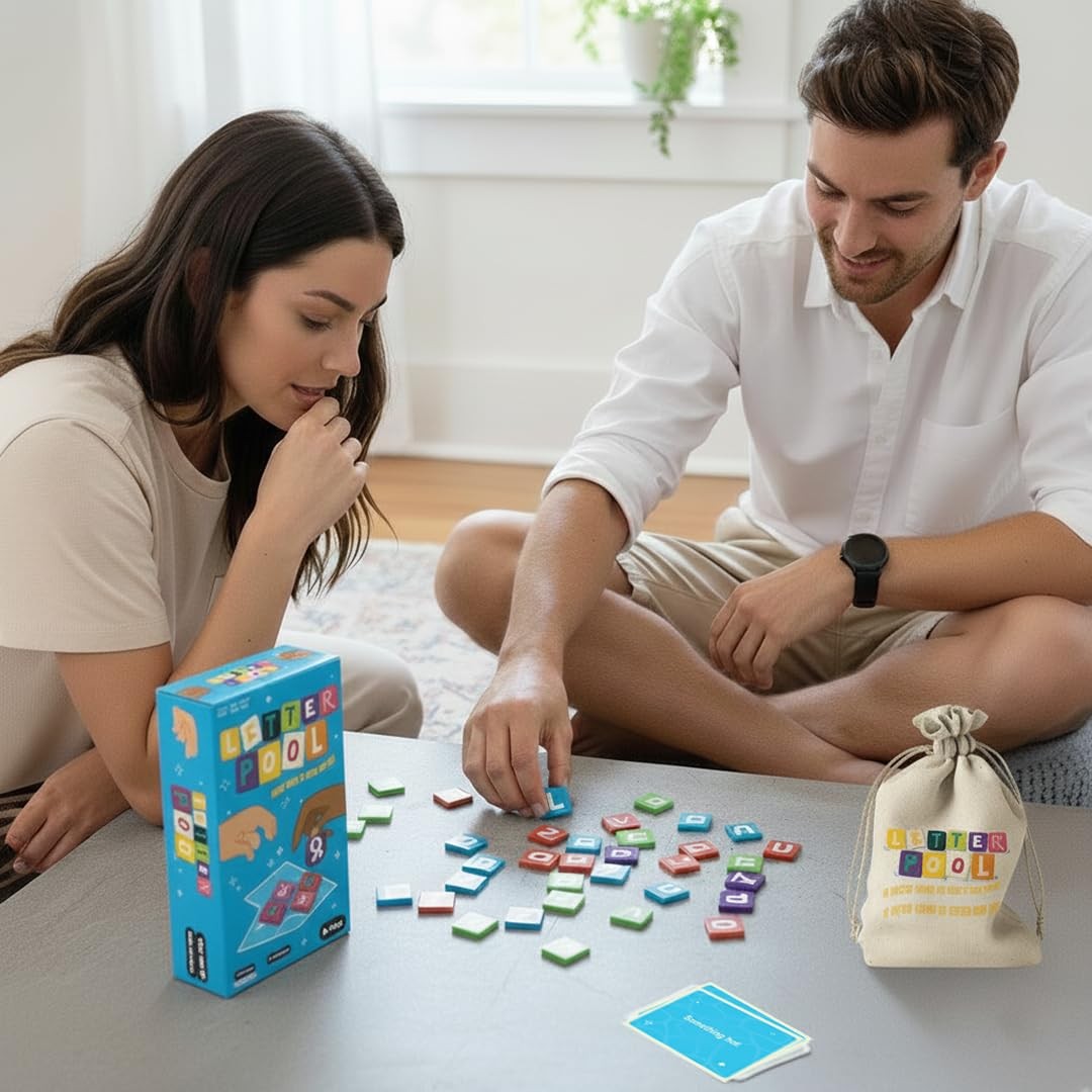 Letterpool Trivia Word and Card Game for Family and Adult Game Night