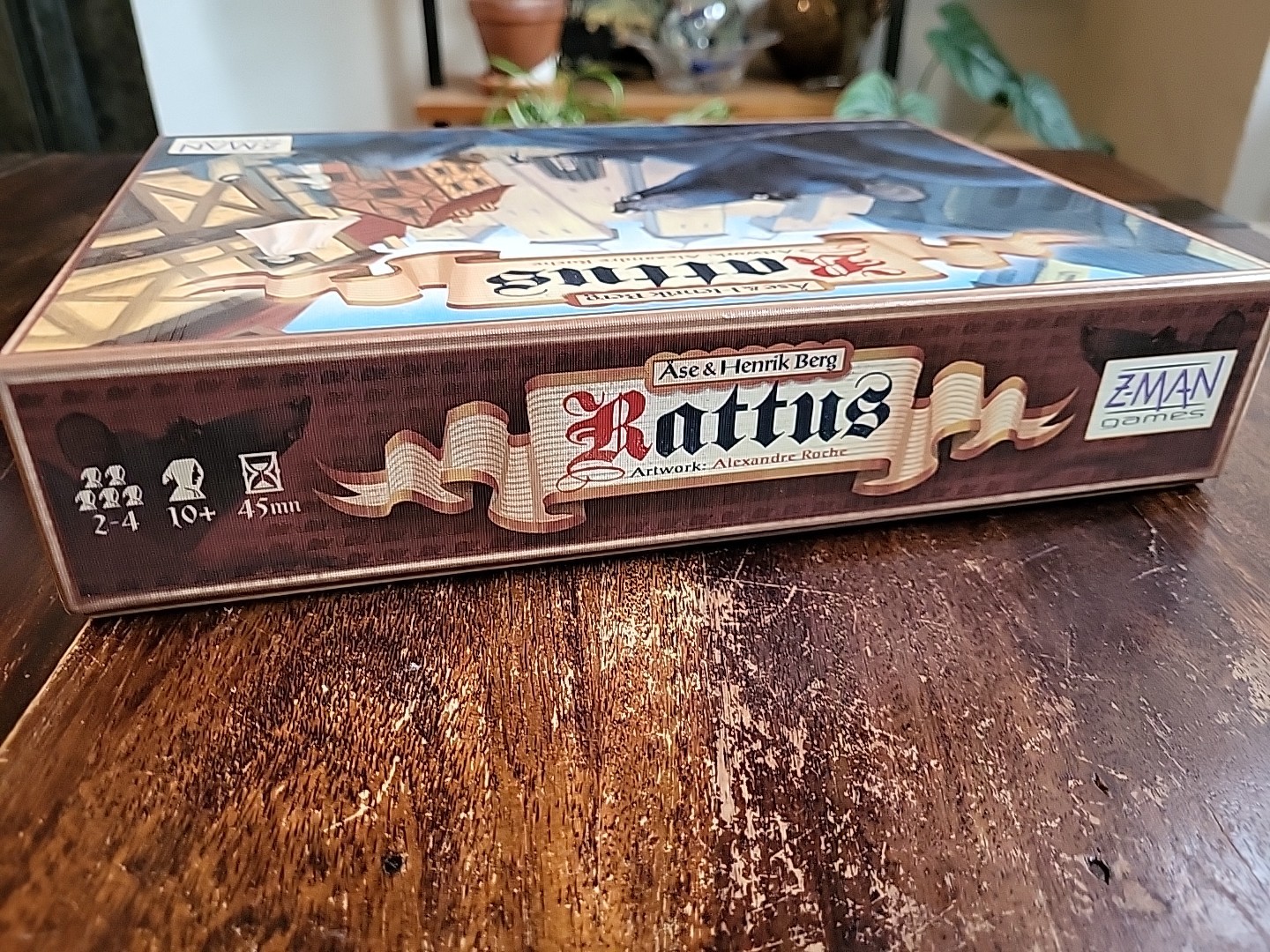 Rattus Board Game Base Game Z-Man Games Medieval Strategy 2010 COMPLETE & CLEAN