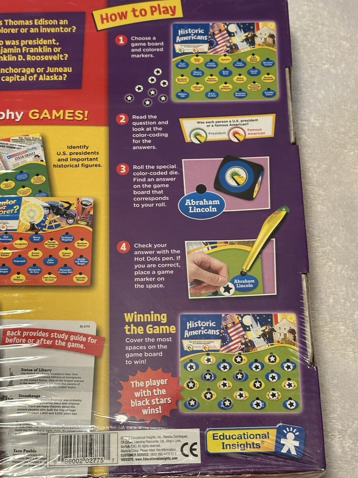 Hot Dots People & Places Cover-Up Games Educational Insights