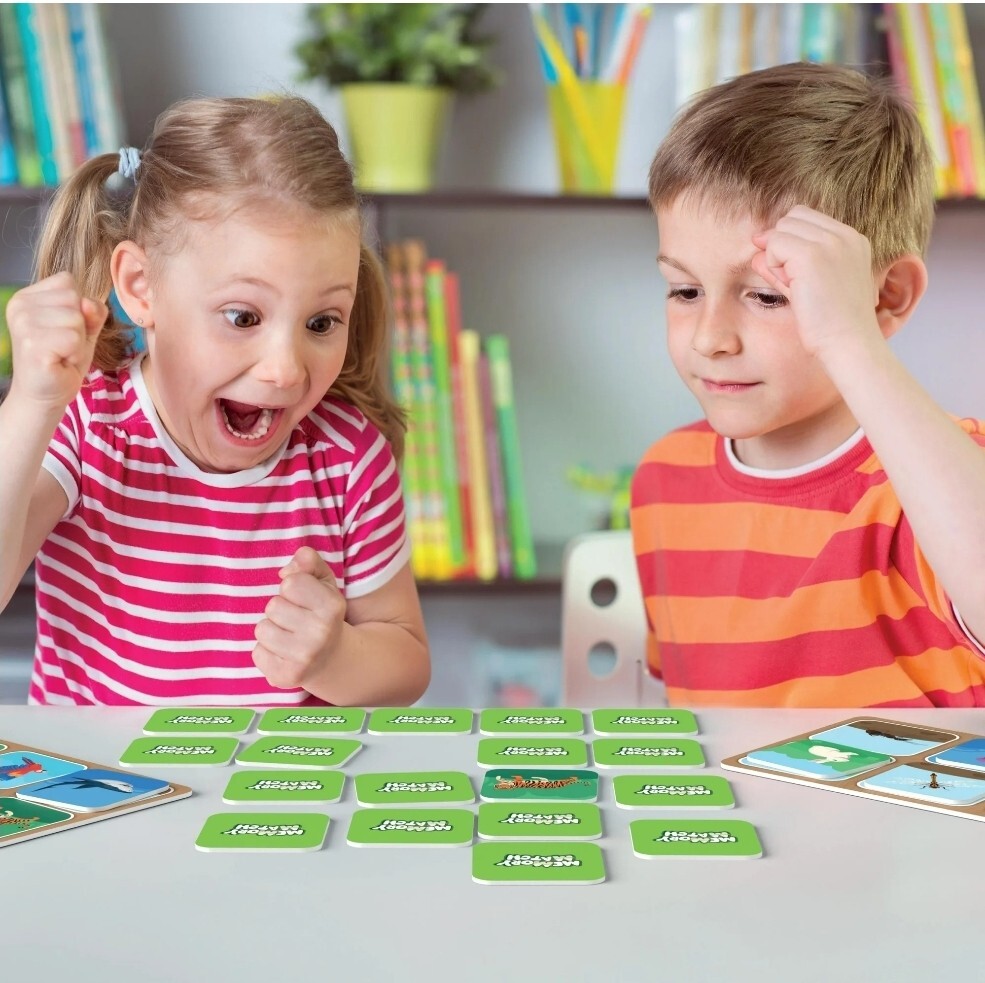 Skillmatics Board Game – Memory Match Animal Planet Flash Cards (3-7 Years) G1