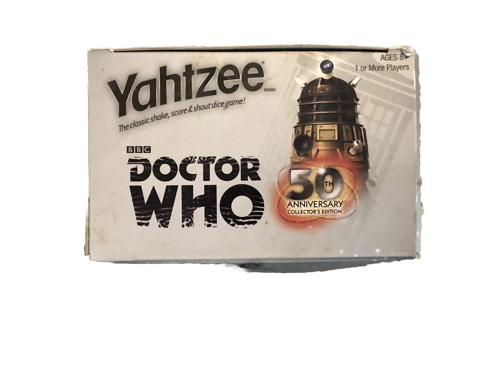 Doctor WHO Yahtzee Game 50th Anniversary Collector’s Edition NEW NIB Sealed
