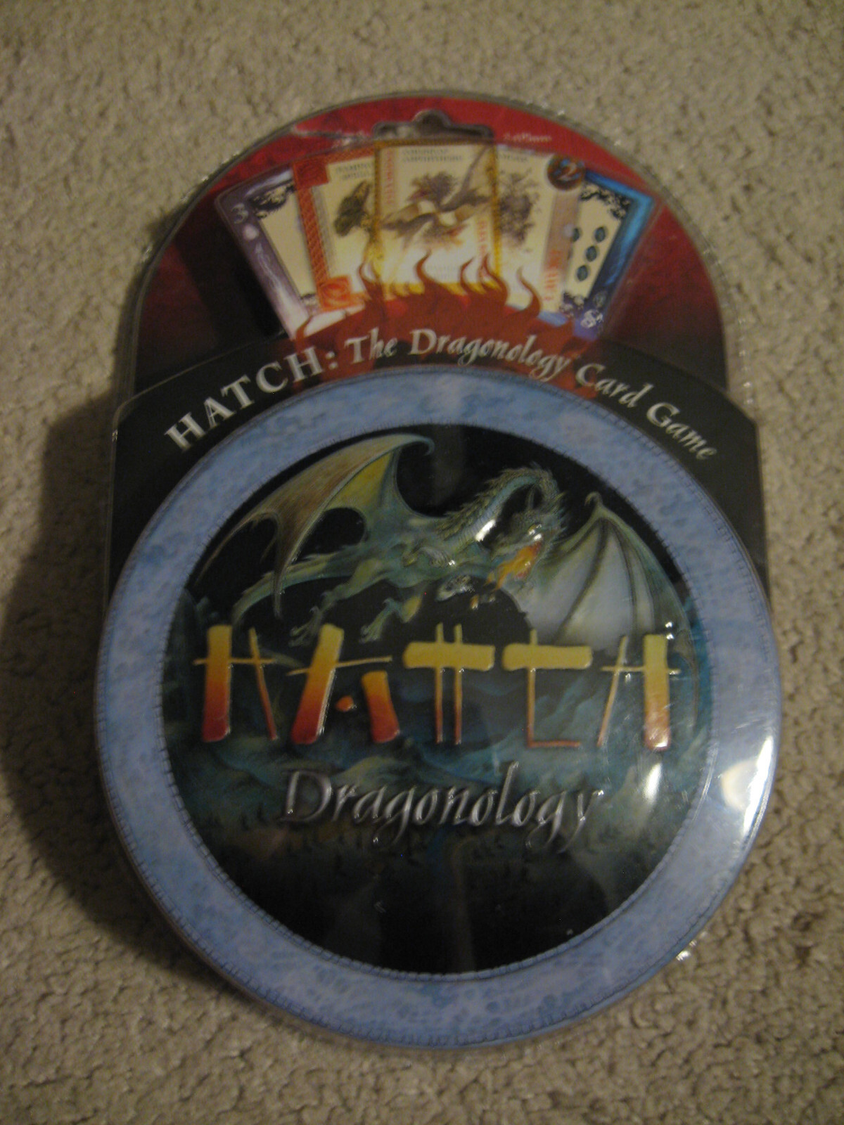 Sababa Toys Hatch Dragonology Tin Card Game 2006 Gems Dragon Species NEW SEALED
