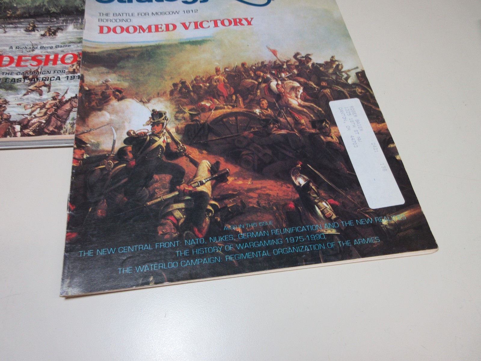 LOT OF Strategy & Tactics Decision Magazine War games #135 136 137 UNPUNCHED