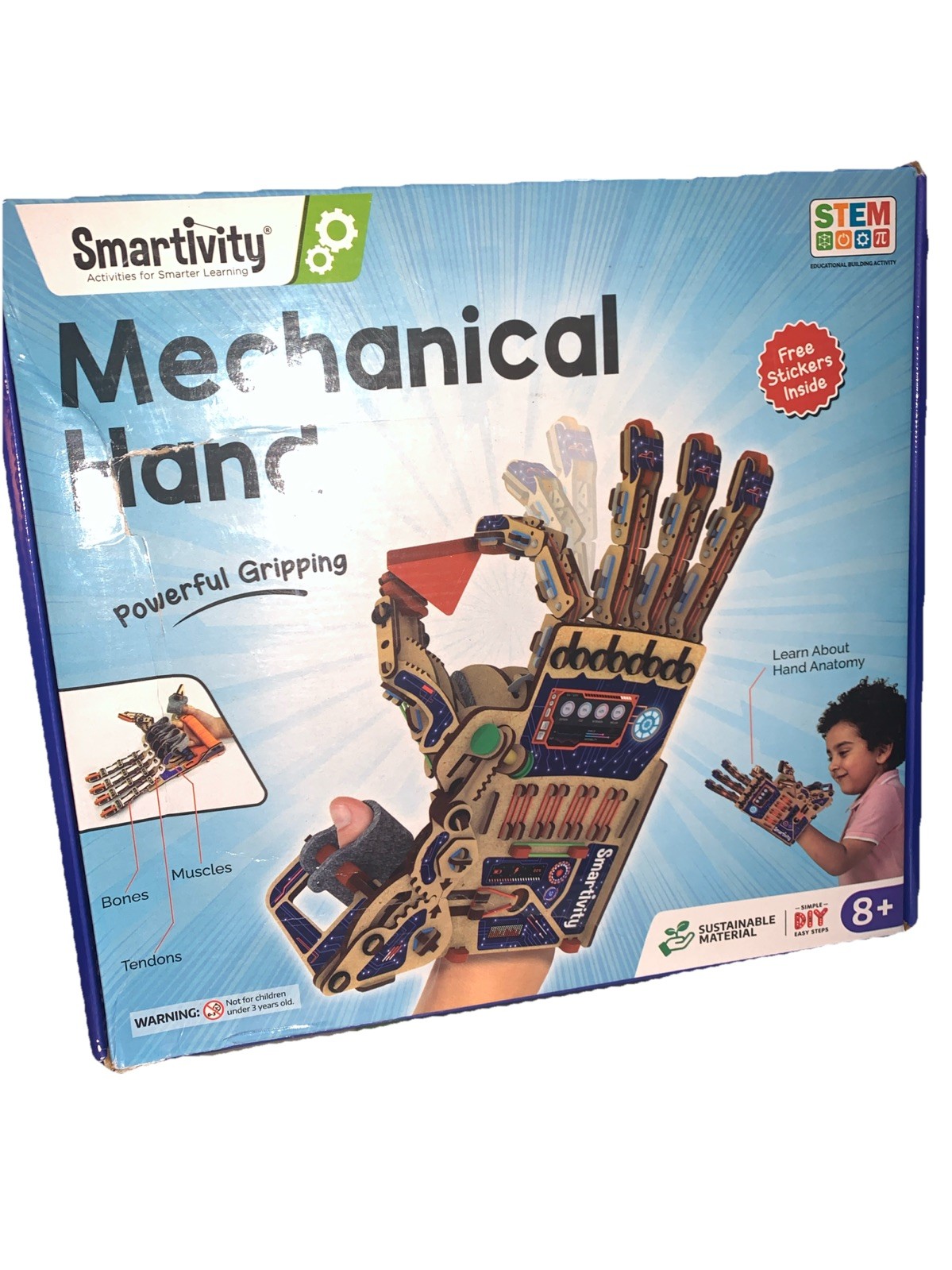 Smartivity DIY Robotic Mechanical Hand STEM Toy for Kids 8-14 Years