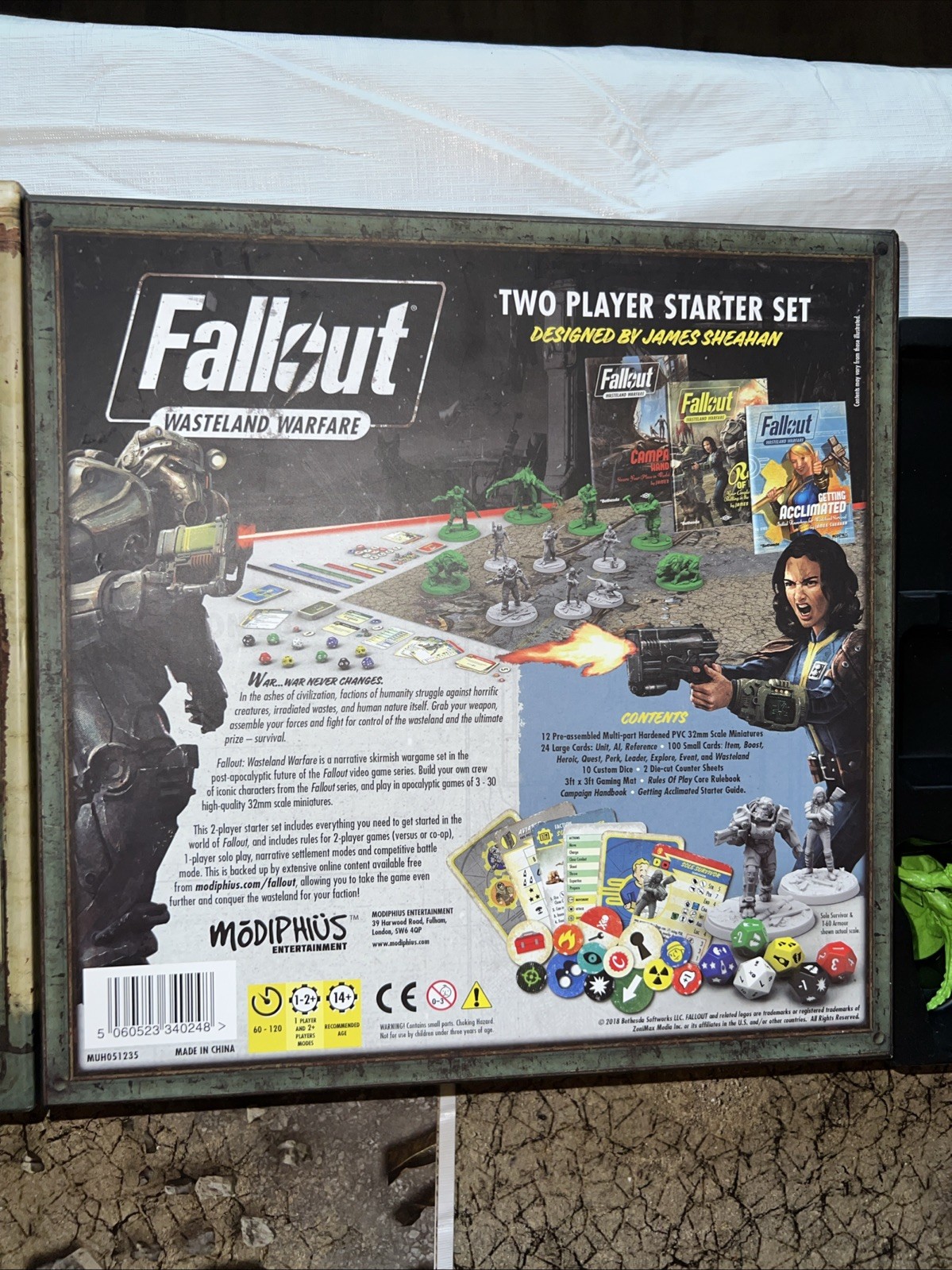 Fallout Wasteland Warfare Board Game 2018 Modiphius Player Starter Set MUHO51235