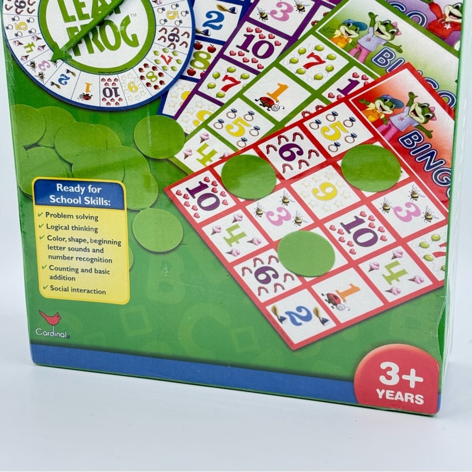 Leap Frog BingoFor 2-4 Players Six Ways To Play Spinners & Cards Game 3+ Years