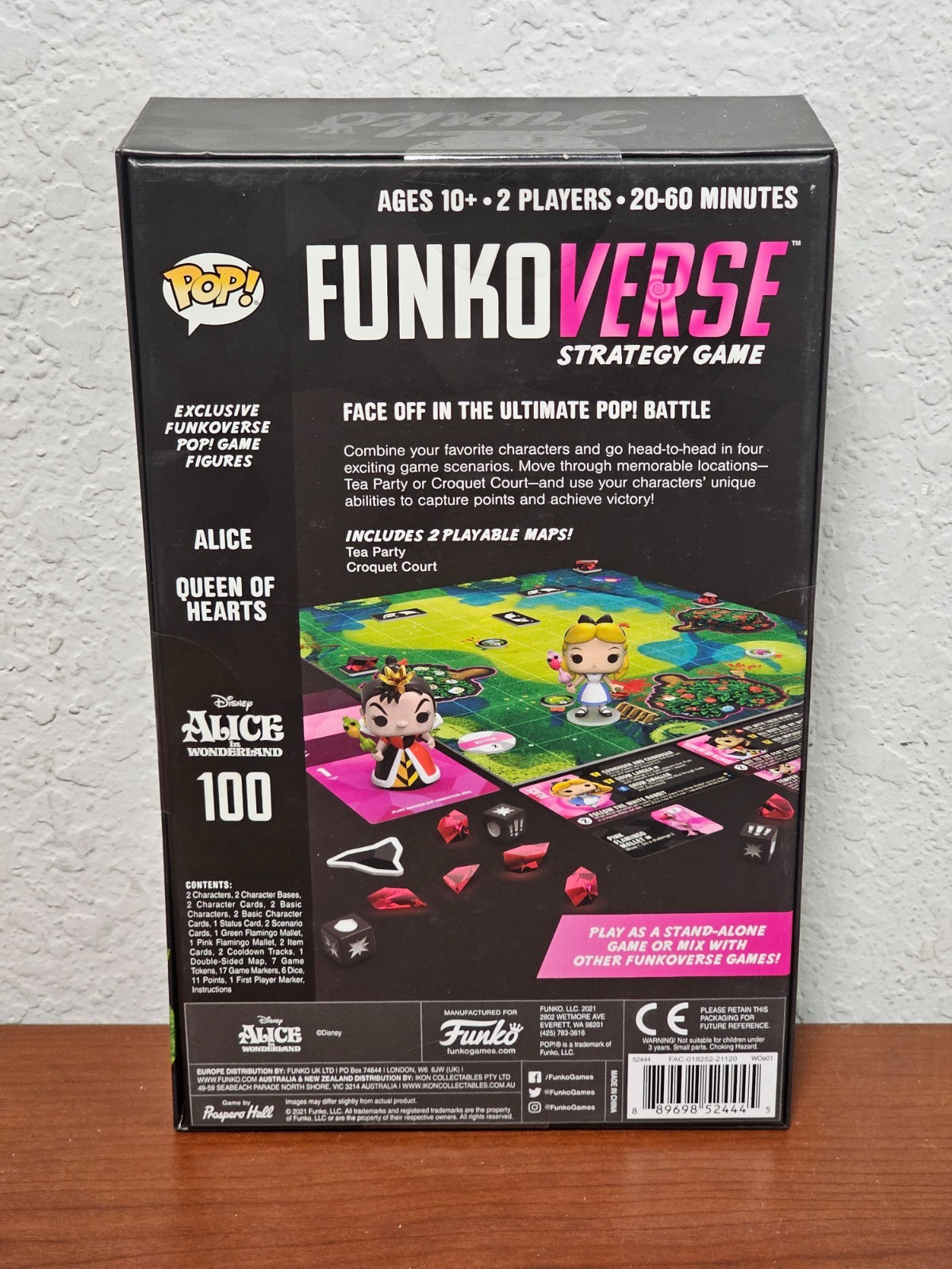 Funko Verse Alice In Wonderland Strategy Board Game Funkoverse Chase – NEW