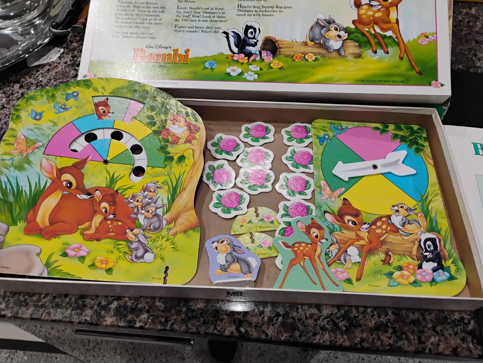 1992 Walt Disney Bambi Board Game