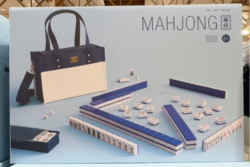 Winning Solution American Mahjong Set With Carrier Bag 4 trays 166 XL Tiles NEW