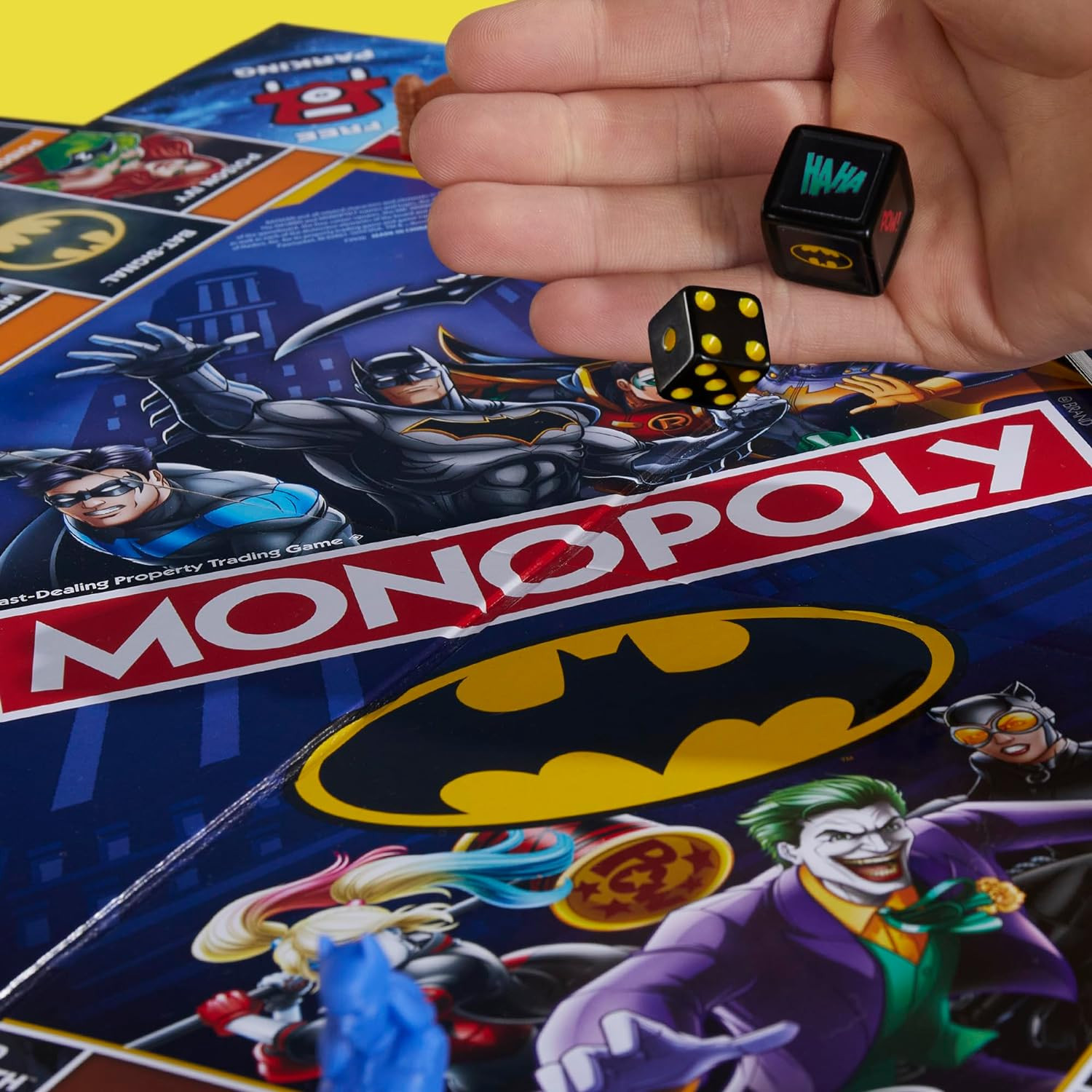 Monopoly Batman Edition Board Game | Monopoly Game for Batman Fans | Ages 8 and