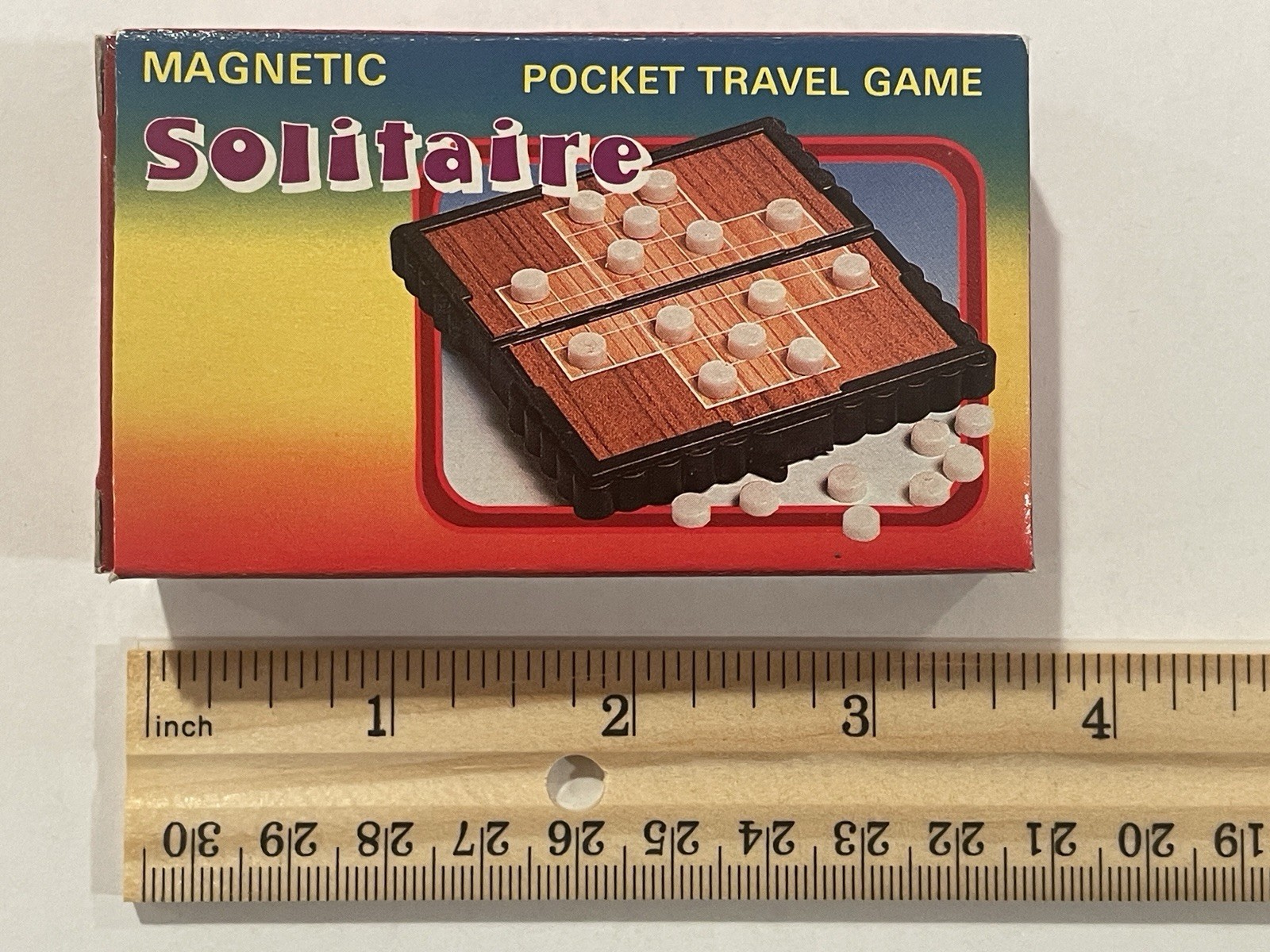 Vintage Mini Magnetic Travel Game Solitaire Theme Pocket Game