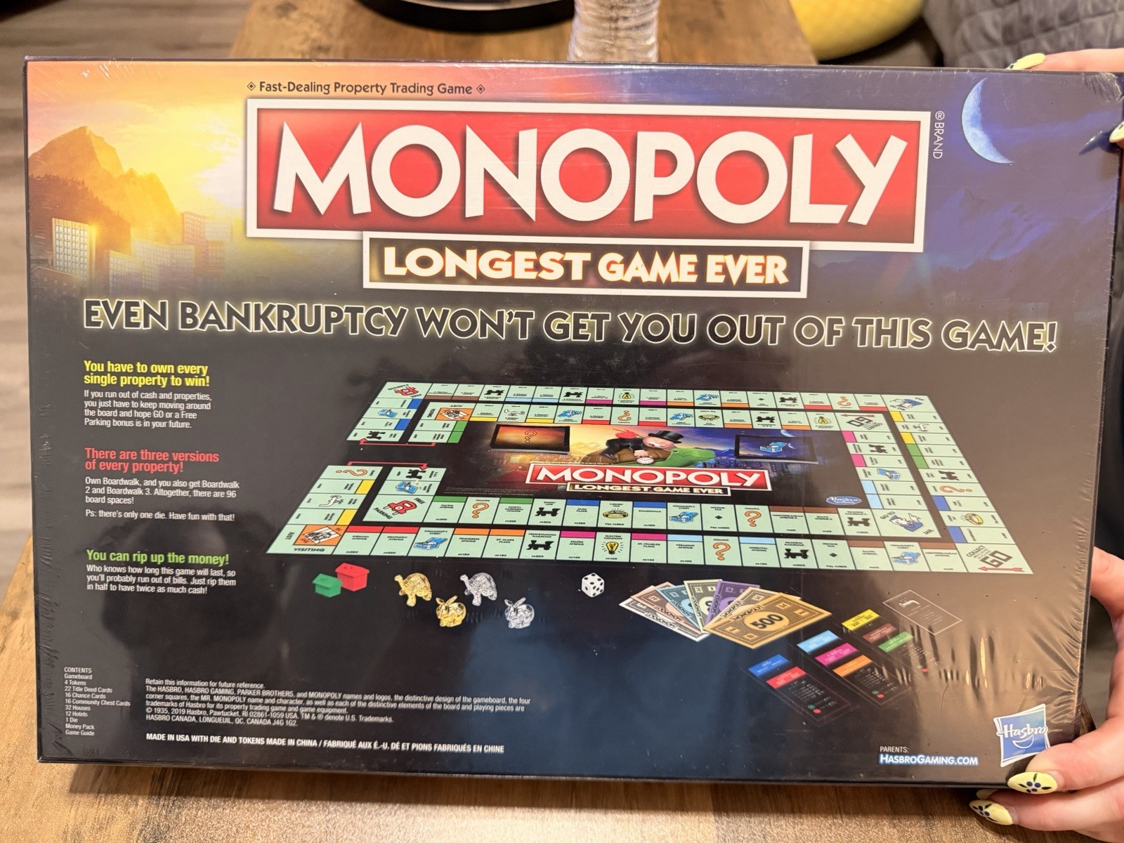Monopoly – Longest Game Ever Edition Hasbro Retired Still Sealed New