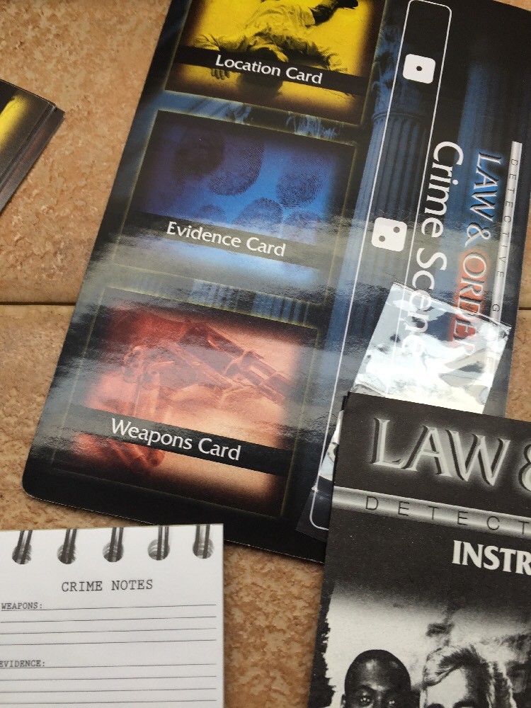Law & Order detective game by Cardinal