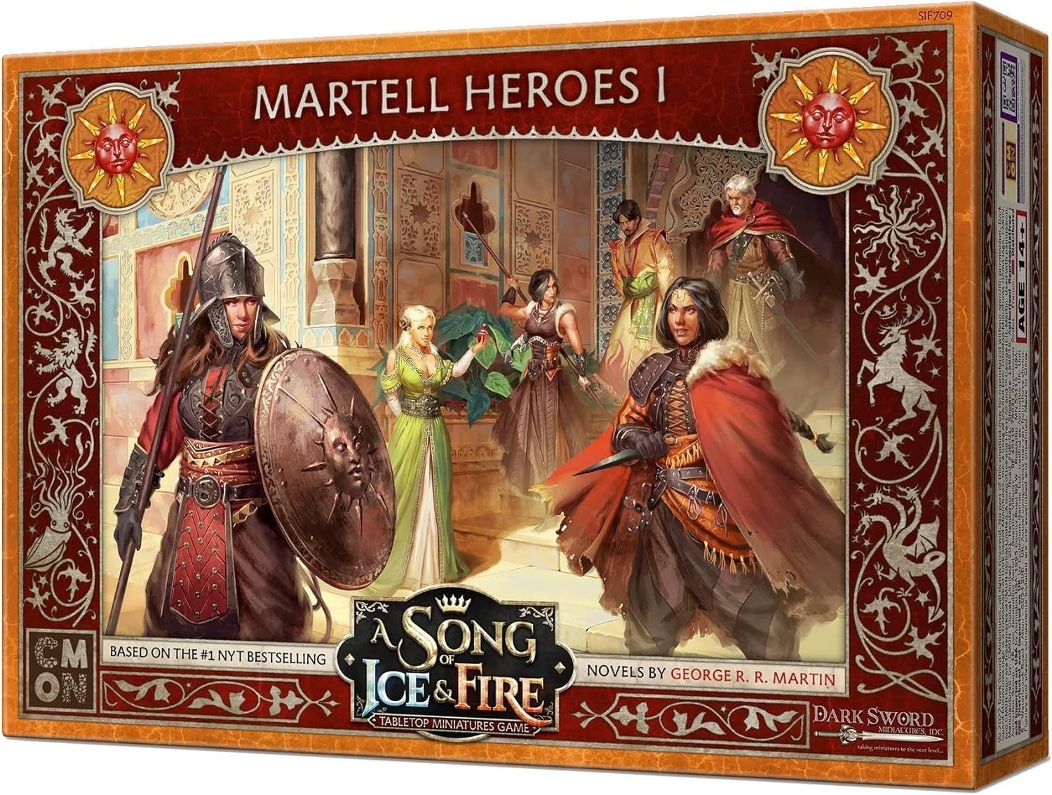 A Song of Ice and Fire Tabletop Miniatures Game Martell Heroes I Box Set (Mul…