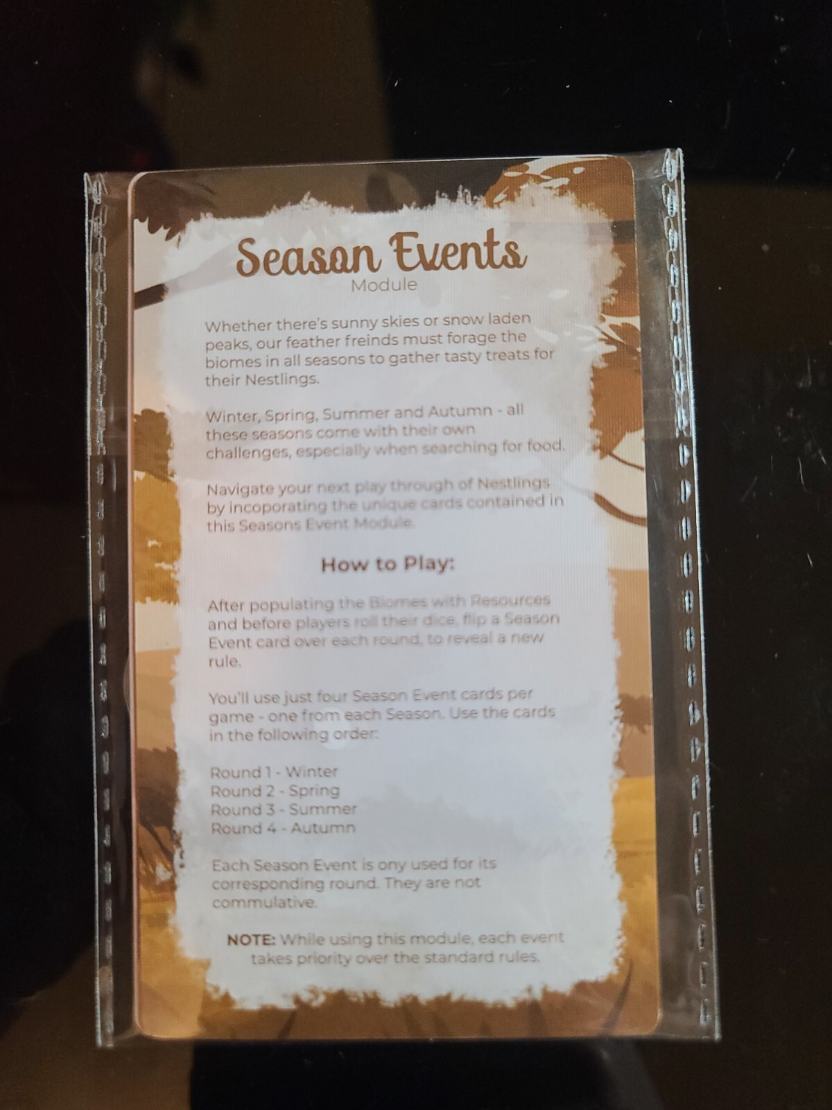 Nestlings – Season Events Module – Tantrum House Season 10 – Promo Pack