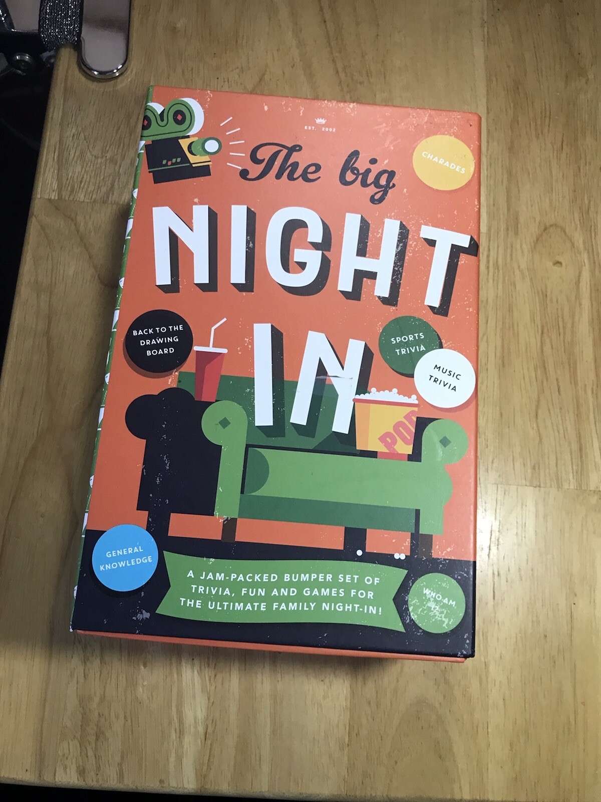 Professor Puzzle The Big Night In Trivia Game Preowned in Box Complete