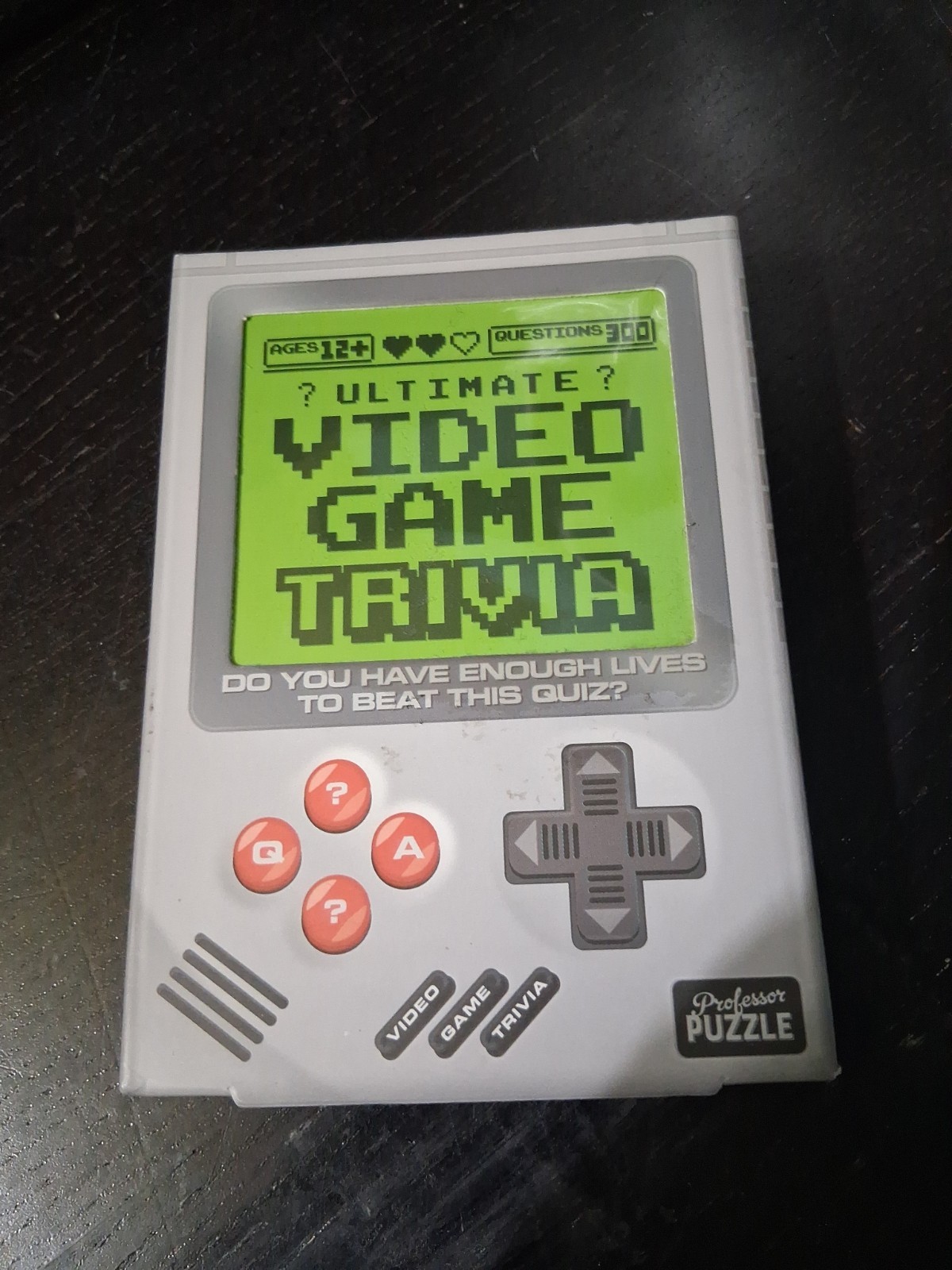 ULTIMATE VIDEO GAME TRIVIA Quiz Game By Professor Puzzle New Sealed In Plastic.