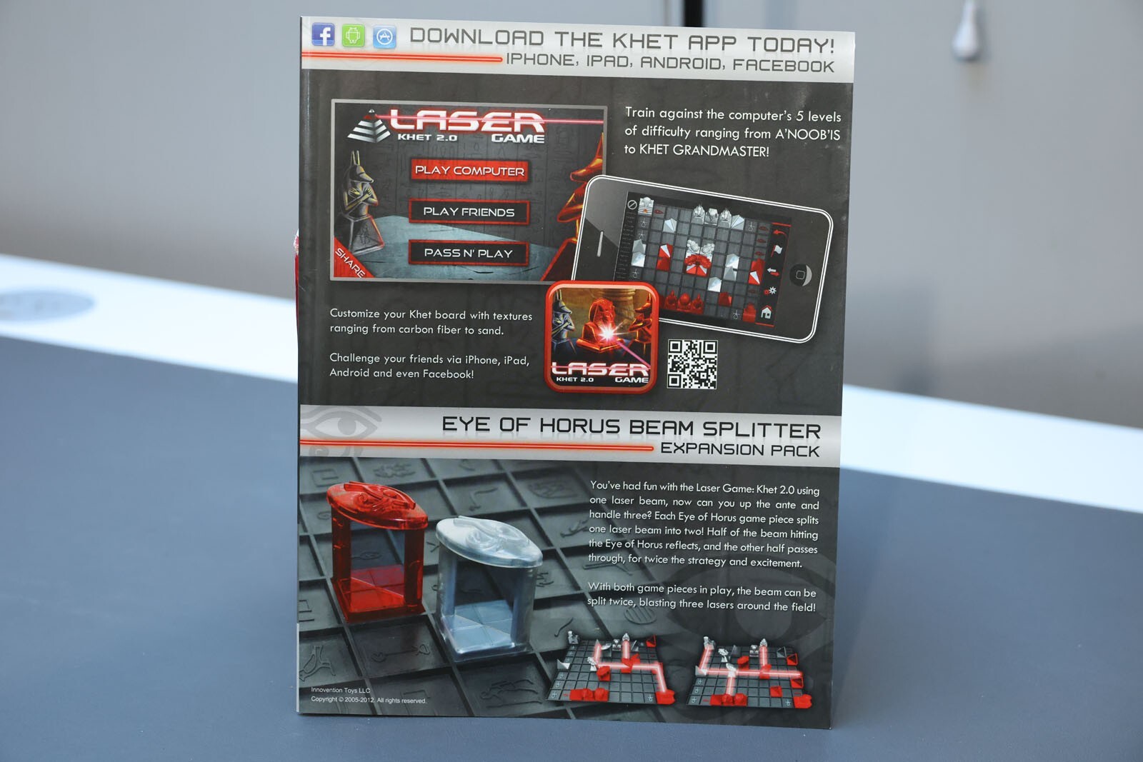 Laser Khet 2.0 Game Innovention Toys – Complete In Box With Manual Gently Used